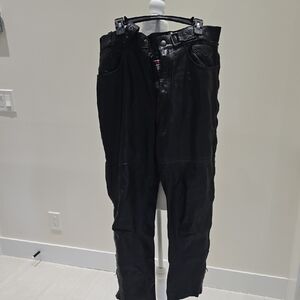 Black Leather Pants